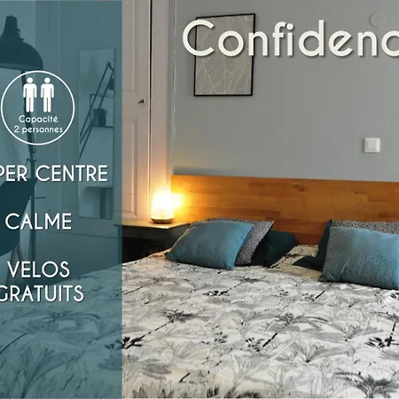 Confidence - Hyper Centre Ville, Calme Lägenhet *